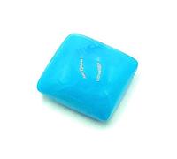 12.50 Carat / 13.85 Ratti / 1 Pc Natural Turquoise (Firoza) Gemstone ~ Rare Square Cut Shape-B08VDH5NMRNAMZ
