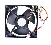 12.5cm Refrigerator Fan RMT62765 U12E12MS1CA3-52Z32 12V 0.15A 3-Pin 3-Wire Cooling Blower Low-Noise Energy Saving Spare Part for Fridge Freezer Repair