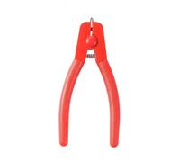 12.5cm Tool for Safe Opening/Closing of Racing Pigeon Parrot Foot Rings, Red Design,Pliers,As Shown