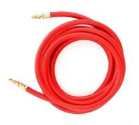 12.5FT TIG Torch Power Cable, 12.5 ft Water-Cooled for WP-9/17 Series CK57Y01RSF Welding Cord with Nylon Braiding Red Rubber Material Industrial Use