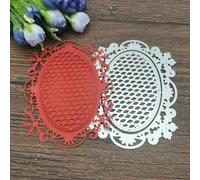 12.5x9.2cm Snowflake Photo Frame Metal Cutting Dies Stencils for Scrapbooking Decoration Embossing Handcraft Template,Card Making Dies