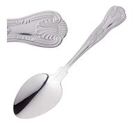 12/6 Kings Dessert/Table/Tea Spoon/Fork/Knives Cutlery, Dozen Stainless Steel (Kings Dessert Spoon Pack of 6)