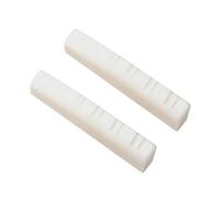 12/6 String Classical Guitar Bone Nut Guitar Bridge Nuts Cut From Whole Bones Guitar Nut Pre-Slotted(12String,2)