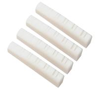 12/6 String Classical Guitar Bone Nut Guitar Bridge Nuts Cut From Whole Bones Guitar Nut Pre-Slotted(12String,4)