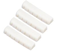 12/6 String Classical Guitar Bone Nut Guitar Bridge Nuts Cut From Whole Bones guitar Nut Replacement Parts(Acoustic,4)