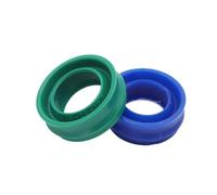 12-63mm Blue Green Polyurethane PU Dustband DustProof Pneumatic Cylinder Piston Rod Shaft Sealing Ring Gasket Oil Seal(Blu,10Pieces 12x19x10)
