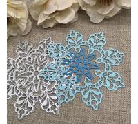 12.6x12.6cm Snowflake Lace Metal Cutting Dies Stencils for Scrapbooking Decorative Handicraft Template,Card Making Scrapbooking Décor