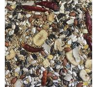 12.7kg Johnston & Jeff Premium Fruity Parakeet Mixture Parakeet Food with Fruits, Seeds & Grains | Ideal for Smaller Parrot Species