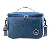 12.7L Large Family Picnic Cooler Bag Thermal Lunch Bag Cooling Bag for Work Beach Picnic Camping Keep Food Warm or Cold Insulated Cooling bag for Camping,BBQ,Family,Car and Outdoor Activities (blue)