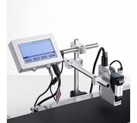 12.7mm/25.4mm Industrial Inkjet Printers, Small Printer Inkjet Coder, Automatic Coding Machine Online Assembly Line Batch Date/Number Coding and Marking Machine,12.7mm