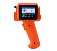 12.7Mm Handheld Inkjet Printer Smart Machine Mini Code Ink Printer Symbols for Bottle Body Date, Black 42Ml Ink Miniature for Bottle Cap, Industrial Label Makers