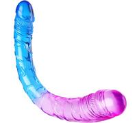 12.8 inch Double Dildo Realistic Double-Ended Dildo, Flexible & Bendable Doubles Sided Dildos Penetrating G spot Anal Long Dildos Women Lesbian Sex Toys Doubles Headed Dildo for Couples Beginner