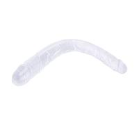 12.8 Inch Double Ended Realistic Dildo Flexible Clear Dildos Long Dong for Flexible & Bendable Double Sided Dildo Lesbian G spot Anal Play Sex Toys for Women Men Couple Beginner