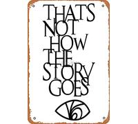 12 * 8 INCH Metal Sign - A Series of Unfortunate Events Tin Poster ES