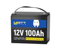 12.8V 100Ah LiFePO4 Lithium Battery - 20000 Cycles, Built-in 100A BMS, Low Temperature Protection - Ideal for RV, Camping, and Home Energy Storage - Compatible with Group 24
