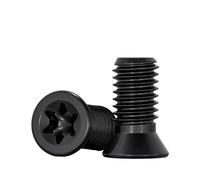 12.9 Grade M1.6 .8 M2 .2 M3 .5 M4 M5 M6 CNC Insert Torx Screw For Replaces Carbide Inserts Lathe Tool Holder Bolt(M2.5x6x3.5mm 20pcs)