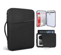 12.9 Inch Tablet Sleeve Bag Compatible with 13 Inch iPad Pro M4/iPad Air M2 2024, iPad Pro 12.9 with M2 M1 chip 6th/5th/4th/3rd Generation with Magic Keyboard/Smart Keyboard Folio Carrying Case(Black)