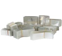 12) 96 x 28 mm Clear Plastic PERFORATED Shrink Band for Jar/Bottle Cap Fits (52-58) mm Diameter - VARIOUS SIZES - Pack of 250