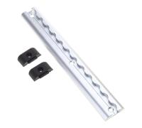 12" Aluminum L-Track With Ending Caps L-Track Airline With Single Fitting Tie Down Anchors For Car Campers Aluminum
