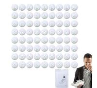 12 Bag/72Pcs Shoe Deodorizer Balls 1.57 Inch Sneaker Ball with PP Cover, Reusable Sports Shoe Deodorizer Odor Neutralizer, Multi-use Odour Eliminator for Sneaers Trainers Cars Lockers Wardrobes
