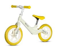 12"Balance Bike for boys,girls, Lightweight No Pedal Walking Training Bike with Nylon Frame and Flat-Free Tires, Adjustable Kids Balance Bike for 2,3,4,5 year old (Yellow)