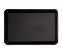 12 BarBits Plain Plastic Tip Tray - Black Bill Presenter, Guest Check Cash Bill Holder For Restaurant, Bars & Hotels
