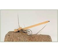 12 BARBLESS Daddy Long Legs Trout Flies, Size 10, Detached and Foam