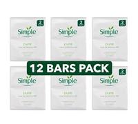 12 Bars Simple Soap Twin Pack Pure Soap For Sensitive Skin No Artificial Perfume