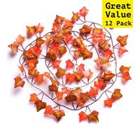12 Best Artificial 7Ft - 210Cm Two Tone Autumn English Ivy Halloween Garland String Strand Twine Decoration - Il15