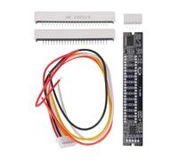 12-Bit Dual-Channel Audio VU Meter LED Indicator Kit for Spectrum Level Display, Adjustable Brightness & Peak Hold, 7-12V DC, DIY Assembly Requir(Finished)