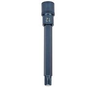 12 bits 140x12 mm S2 Acero de aleación a prueba de herrumbre Alta dureza 58 60 Herramienta de Llave rápida antideslizante duradera para reparación de automóviles Mantenimiento del
