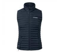 (12, Black) Berghaus Womens 2026 Nula Water Resistant Hydroloft Lightweight Packble Gilet