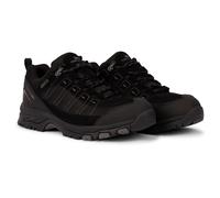 Trespass Men's Walking Shoes Scarp B – Waterproof Membrane, Toe Guard, Cushioned Midsole, Black