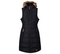 Trespass Womens Gilet Audrey - Longer Length Body Warmer Hooded With 2 Pockets, Ladies Gilet with Hood, Longline Padded Gilet, Sleeveless Jacket, Puffer Coat