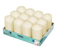 12 Bolsius Professional Pillar Candles - 128 68mm - Ivory