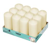 12 Bolsius Professional Pillar Candles - 168 68mm - Ivory