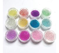 12 Box Mixed 1-3mm Tiny Beads Beads UV Resin Epoxy Mold for Moulds Fillers Jewelry Making Wholesale Bulk Lots Stone Loose Natural Gemstones Round Crystal Charms