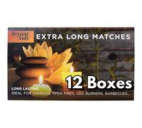 12 Boxes Bryant May Extra Long Safety Matches Ideal for Candles Open Fir