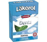12 Boxes x 85g of Läkerol Dents Menthol - Original - Swedish - Sugar Free - Xylitol - Pastilles - Lozenges - Dragees - Drops - Candies - Sweet