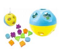 12 Brick Shape Sorter Ball - Multicolour