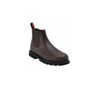 Blackrock Dealer Work Safety Boots, Steel Toe Cap, Chelsea Boots, Mens Womens Ladies, Safety Shoes, Gardening, Brown, Horse Riding, Yard, Slip On Shoes, Lightweight - Size 12