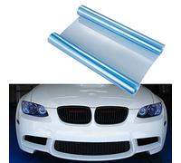 12 by 48 inches Self Adhesive Auto Car Tint Headlight Taillight Fog Light Vinyl Smoke Film Sheet Sticker Cover (Light Blue)