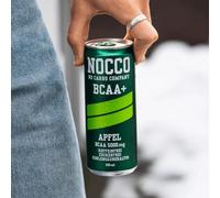 12 cans of NOCCO BCAA Drink | Juicy Melba Summer Edition 2023 | Buxtrade | 330ml | 105 mg caffeine (24 Cans, Apple)