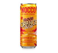 12 cans of NOCCO BCAA Drink | Juicy Melba Summer Edition 2023 | Buxtrade | 330ml | 105 mg caffeine (24 Cans, Blood Orange)