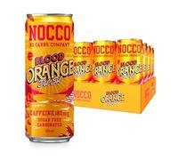 12 cans of NOCCO BCAA Drink | Juicy Melba Summer Edition 2023 | Buxtrade | 330ml | 105 mg caffeine (6 Cans, Blood Orange)