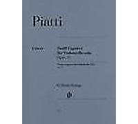 12 Capricci Opus 25 Carlo Alfredo Piatti Book [Softcover] Cello G. Henle Verlag