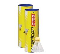 12 Carlton Plastic Nylon Shuttles Badminton Shuttlecocks 2 tubes of 6 C100