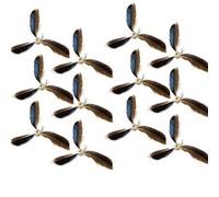 12 Cat Feather Toy, Cat Feather Wand, Cat Teaser Replacement Parts, Can Rotate To Attract Cats, Feather Spinnings Attachment, To Entertain Relieve Boredom