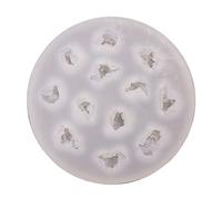 12 Cavities Silicone Sugarcraft Mold for Cake Cupcake Decor Candy Resin Mold Party Supply Epoxy Resin Molds Jewelry Making