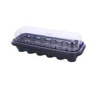 12 Cell Planting Tray Set - Propagation Starter Trays, Reusable Seedling Box | Flower Vegetable Cultivation Growing Tool, Multipurpose Gardening System for Indoor Outdoor Sowing